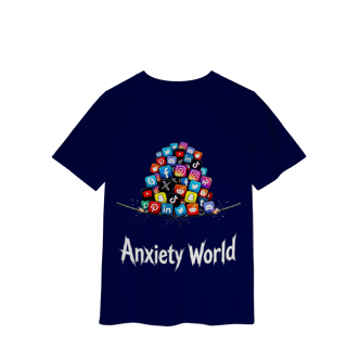 Nome do produto CAMISETA CLASSIC INFANTIL ANXIETY WORLD