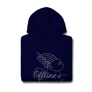 Nome do produto MOLETOM PRIME CANGURU OFFLINE É ONDE O MUNDO ACONTECE