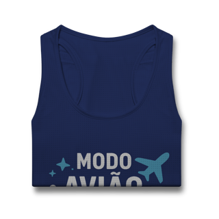 Nome do produto REGATA FEMININA ESPORTE DRYFIT UV MODO AVIÃO ATIVADO
