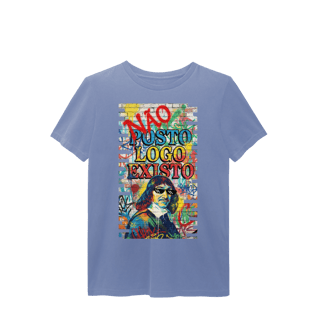 Nome do produto ESTONADA UNISSEX - “NÃO POSTO, LOGO EXISTO.”