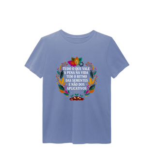 Nome do produto CAMISETA ESTONADA O RITMO DAS SEMENTES