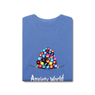 Nome do produto CAMISETA ESTONADA ANXIETY WORLD