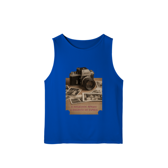 REGATA MASCULINA ESPORTIVA DRY FIT UV O ENCANTO DA ESPERA