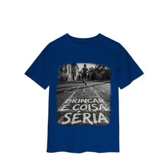 Nome do produto CAMISETA INFANTIL BRINCAR É COISA SÉRIA