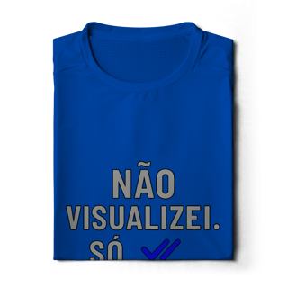 Nome do produto CAMISETA MANGA LONGA ESPORTE DRYFIT UV NÃO VISUALIZEI