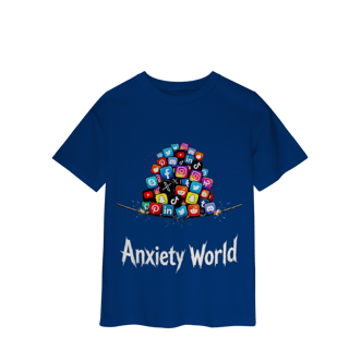 Nome do produto CAMISETA CLASSIC INFANTIL ANXIETY WORLD