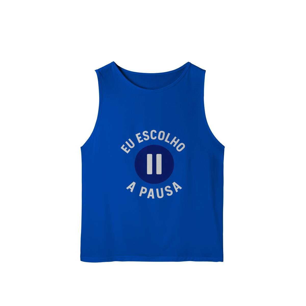 Nome do produto: REGATA MASCULINA EU ESCOLHO A PAUSA