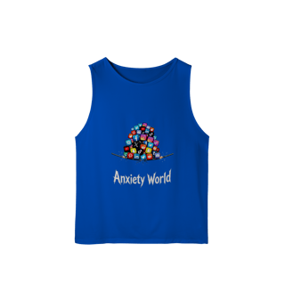 Nome do produto REGATA MASCULINA SPORT DRY FIT UV ANXIETY WORLD