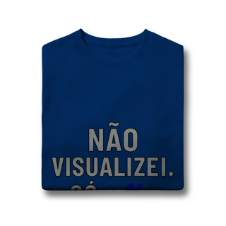 Nome do produto CAMISETA INFANTIL 10 A 14 NÃO VISUALIZEI