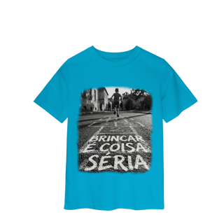 Nome do produto CAMISETA INFANTIL BRINCAR É COISA SÉRIA
