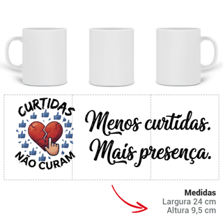 Nome do produto CANECA CURTIDAS NÃO CURAM
