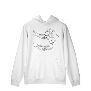 Nome do produto MOLETOM PRIME CANGURU NOSSO AMOR É OFFLINE