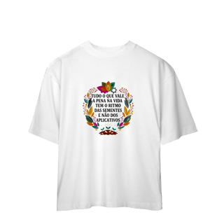 Nome do produto OVERSIZED O RITMO DAS SEMENTES