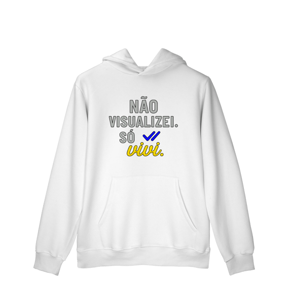 MOLETOM CANGURU NÃO VISUALIZEI