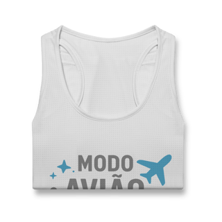Nome do produto REGATA FEMININA ESPORTE DRYFIT UV MODO AVIÃO ATIVADO