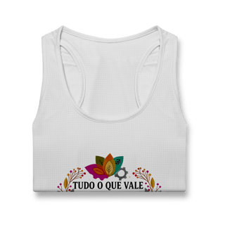 Nome do produto REGATA FEMININA O RITMO DAS SEMENTES