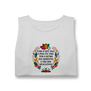 Nome do produto REGATA MASCULINA ESPORTE DRYFIT UV O RITMO DAS SEMENTES