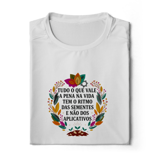 Nome do produto CAMISETA MANGA LONGA ESPORTE DRYFIT UV O RITMO DAS SEMENTES