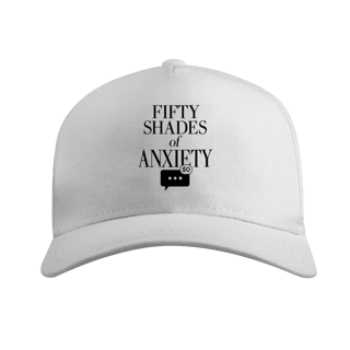 Nome do produto BONÉ AMERICANO COM TELA - 50 TONS DE ANSIEDADE