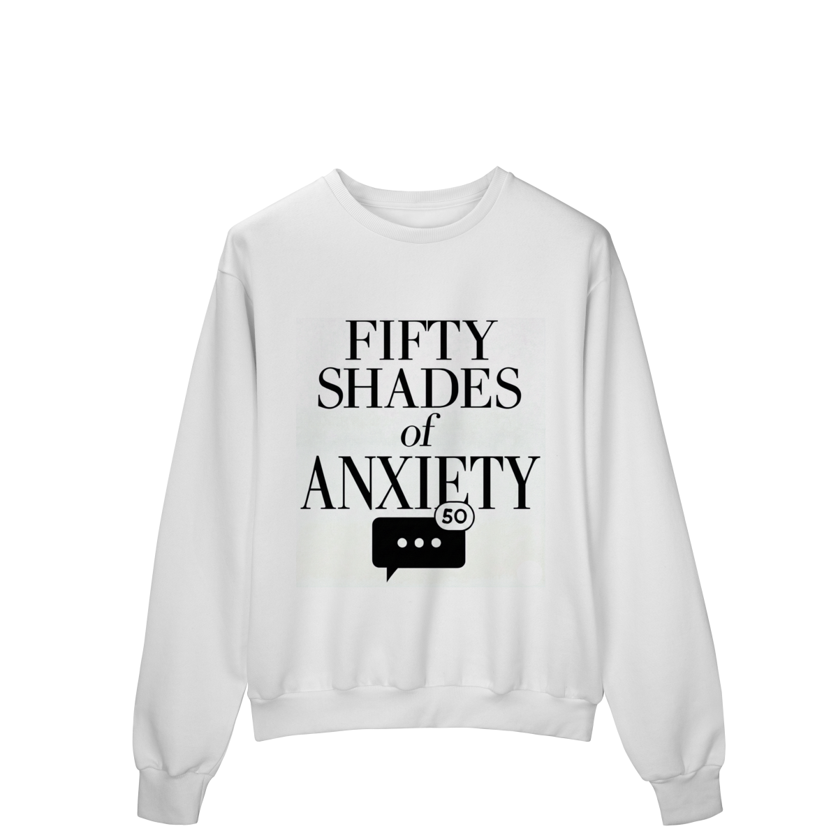 Nome do produto: MOLETOM - 50 TONS DE ANSIEDADE