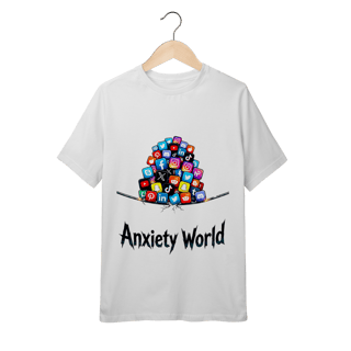 Nome do produto CAMISETA QUALITY INFANTIL 10 A 14 ANXIETY WORLD