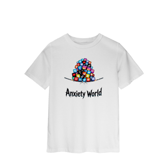 Nome do produto CAMISETA INFANTIL 2 A 8 ANXIETY WORLD