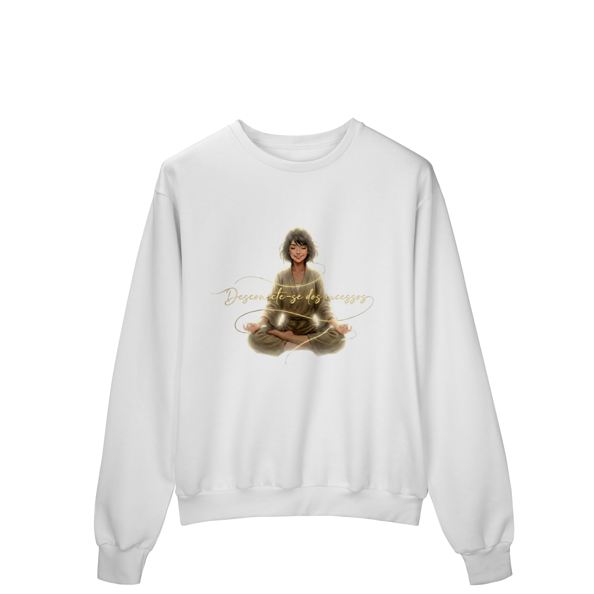 Nome do produto: MOLETOM PRIME FECHADO DESCONECTE-SE DOS EXCESSOS