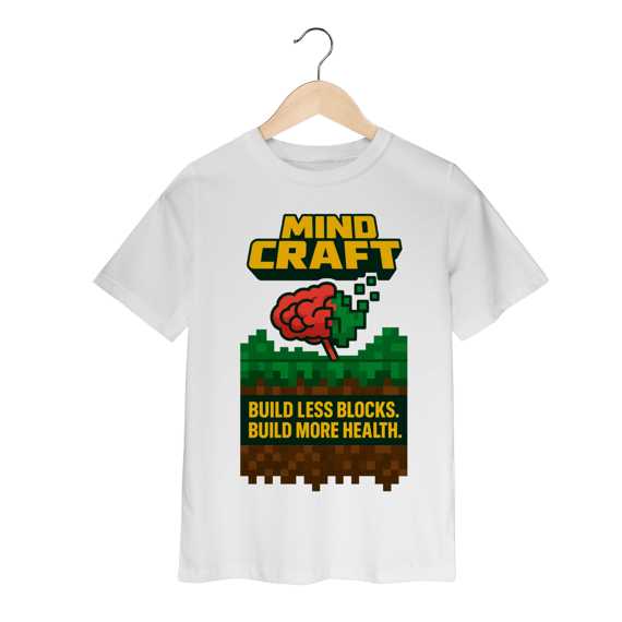 CAMISETA INFANTIL MIND CRAFT