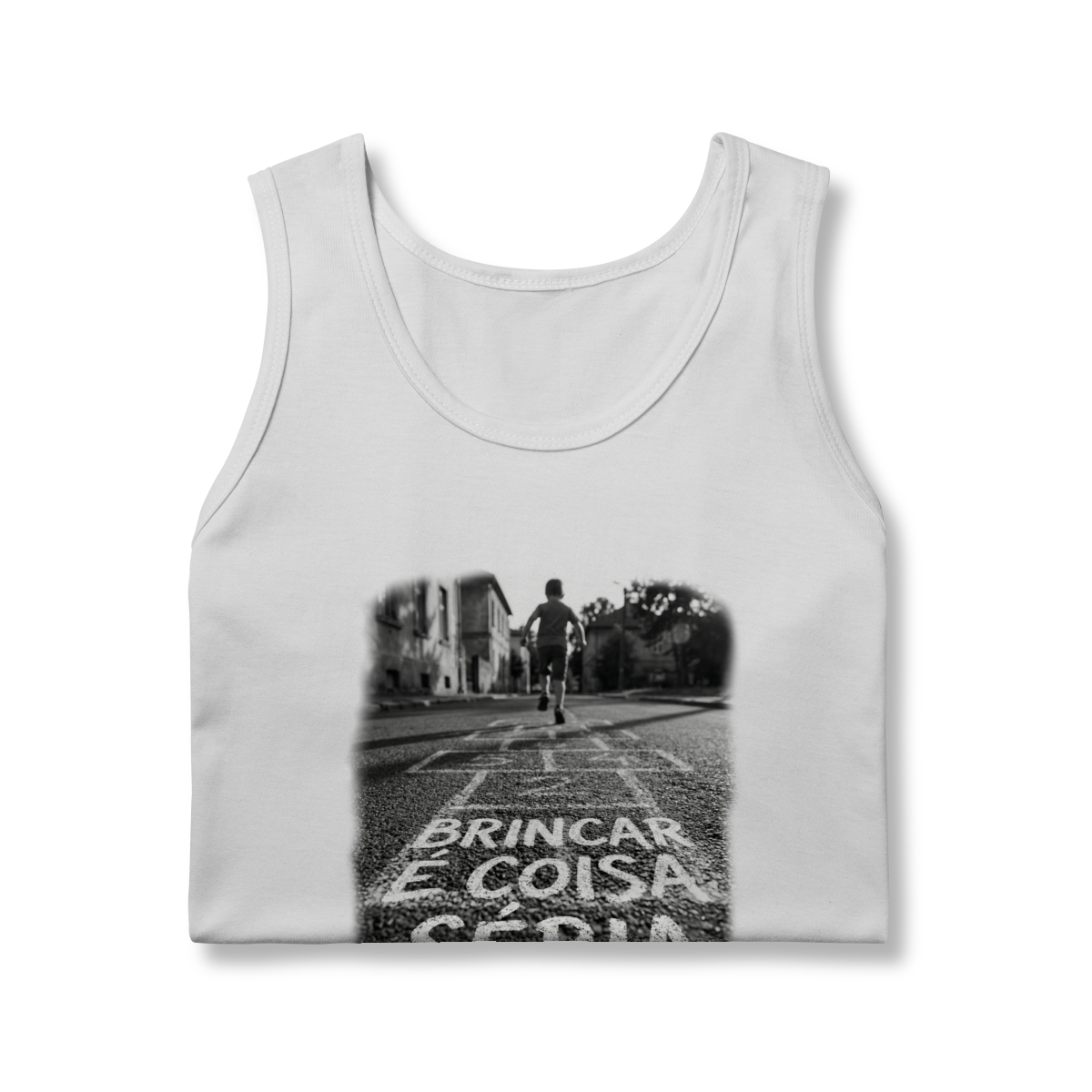 Nome do produto REGATA MASCULINA BRINCAR É COISA SÉRIA