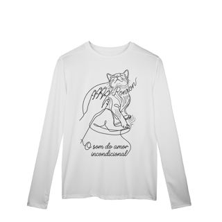 Nome do produto CAMISA MANGA LONGA DRY UV O SOM DO AMOR INCONDICIONAL