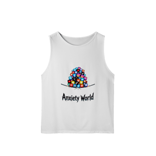 Nome do produto REGATA MASCULINA SPORT DRY FIT UV ANXIETY WORLD
