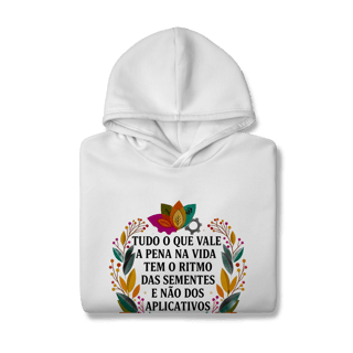 Nome do produto MOLETOM CANGURU O RITMO DAS SEMENTES