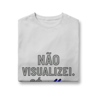 Nome do produto CAMISETA INFANTIL 10 A 14 NÃO VISUALIZEI