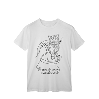 Nome do produto CAMISETA UNISSEX O SOM DO AMOR INCONDICIONAL