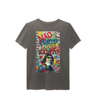 Nome do produto ESTONADA UNISSEX - “NÃO POSTO, LOGO EXISTO.”