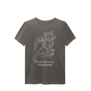 Nome do produto CAMISETA ESTONADA UNISSEX O SOM DO AMOR INCONDICIONAL