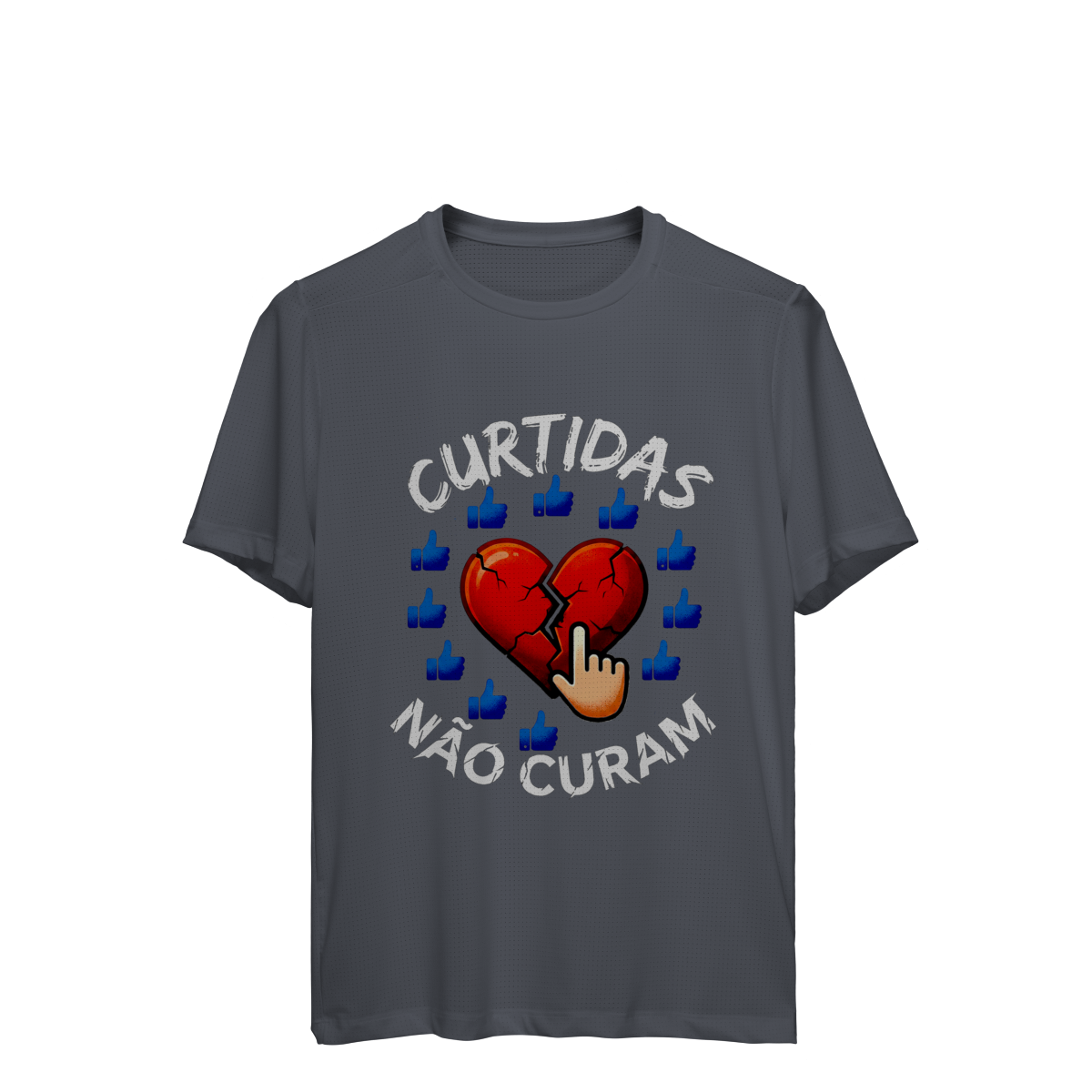 Nome do produto: CAMISETA ESPORTIVA DRY FIT UV CURTIDAS NÃO CURAM