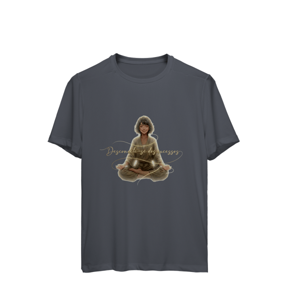 CAMISETA ESPORTE DRYFIT UV DESCONECTE-SE DOS EXCESSOS