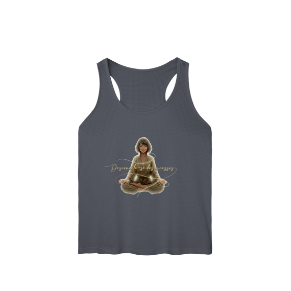 REGATA FEMININA ESPORTE DRYFIT UV DESCONECTE-SE DOS EXCESSOS