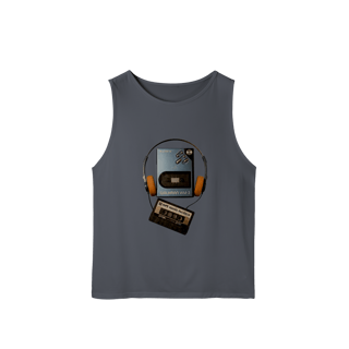 Nome do produto REGATA MASC ESPORTIVA DRY FIT UV MP3 VERSÃO PACIÊNCIA