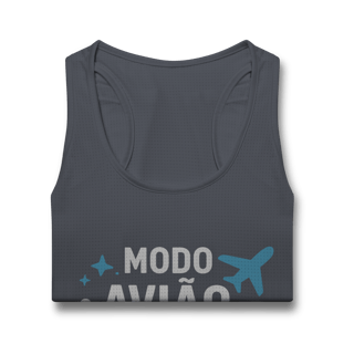 Nome do produto REGATA FEMININA ESPORTE DRYFIT UV MODO AVIÃO ATIVADO