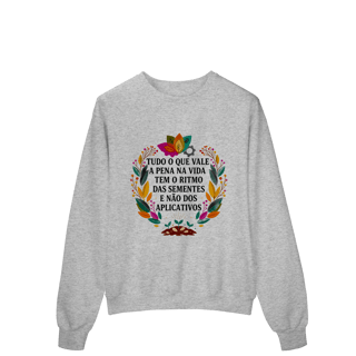 Nome do produto MOLETOM PRIME FECHADO O RITMO DAS SEMENTES