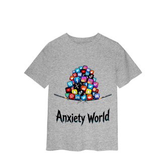 Nome do produto CAMISETA CLASSIC INFANTIL ANXIETY WORLD
