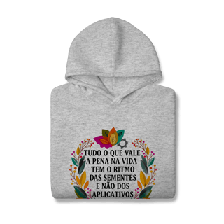 Nome do produto MOLETOM CANGURU O RITMO DAS SEMENTES