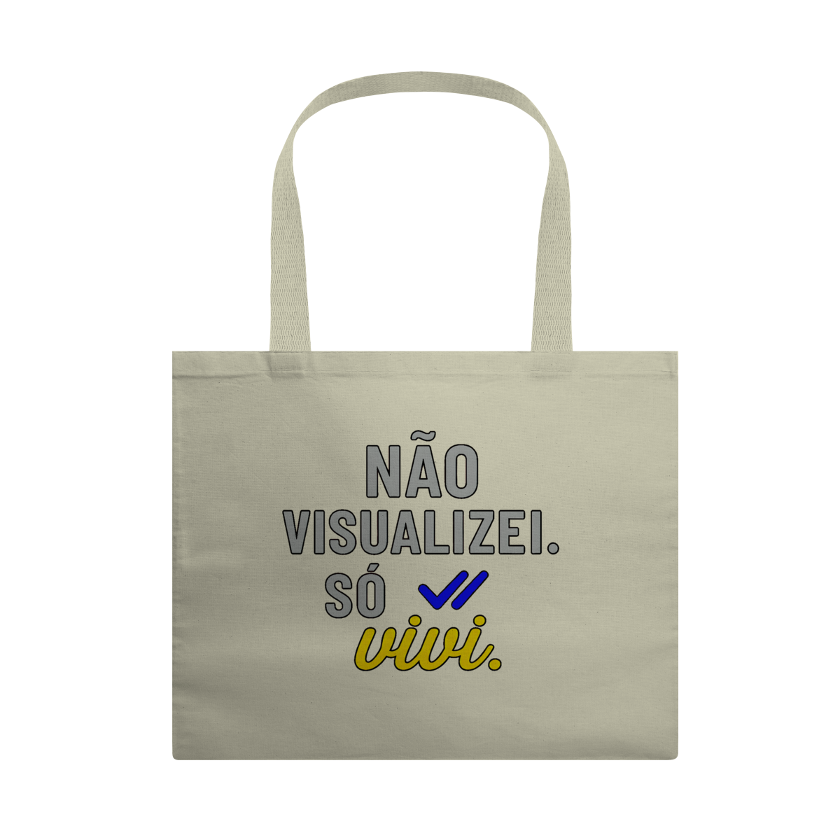 Nome do produto: ECOBAG GRANDE NÃO VISUALIZEI