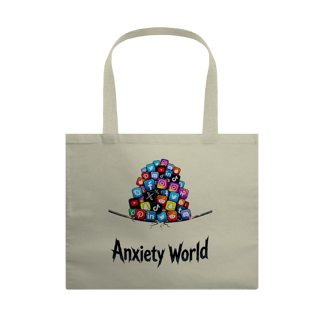 Nome do produto ECOBAG GRANDE ANXIETY WORLD