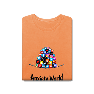 Nome do produto CAMISETA ESTONADA ANXIETY WORLD