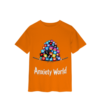 Nome do produto CAMISETA CLASSIC INFANTIL ANXIETY WORLD