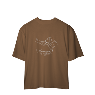 Nome do produto CAMISETA OVERSIZED NOSSO AMOR É OFFLINE