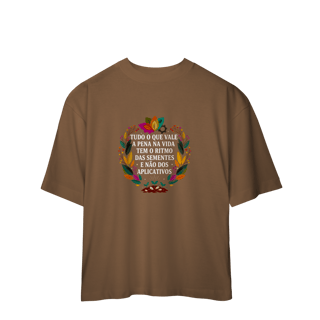 Nome do produto OVERSIZED O RITMO DAS SEMENTES